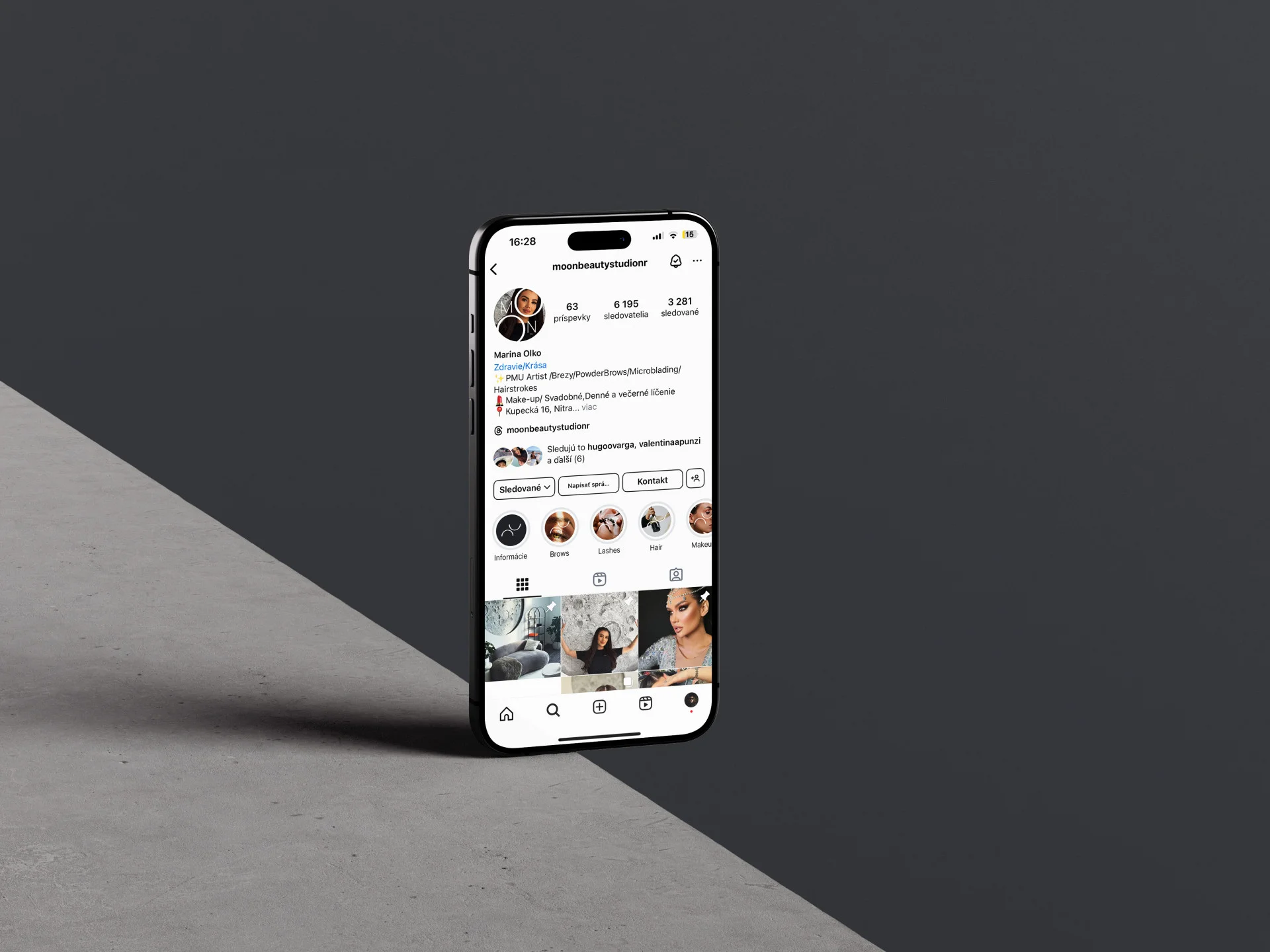 Moon iPhone Mockup